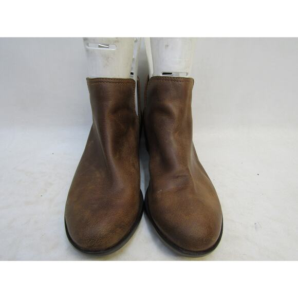 Sorel Womens Size 8 M Brown Leather Chelsea Ankle Boots Booties - Picture 5 of 11